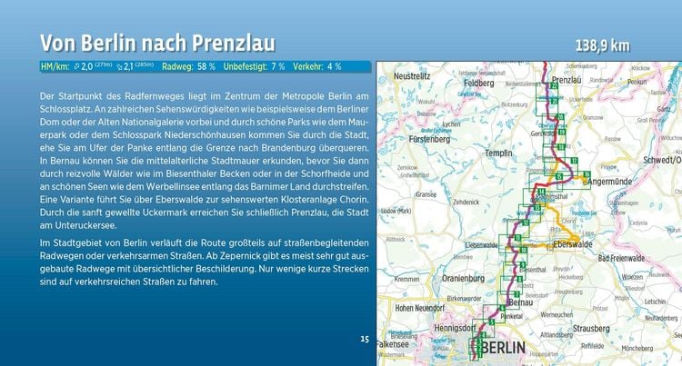 Produktbild: Radfernweg Berlin-Usedom