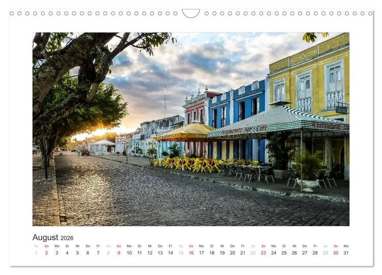 Produktbild: Brasilien 2026 Bahia - die Wiege Brasiliens (Wandkalender 2026 DIN A3 quer), CALVENDO Monatskalender