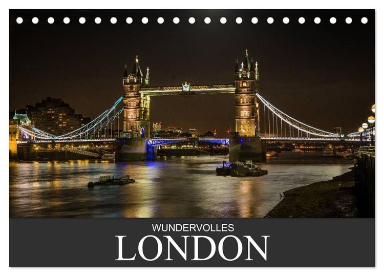 Produktbild: Wundervolles London (Tischkalender 2026 DIN A5 quer), CALVENDO Monatskalender