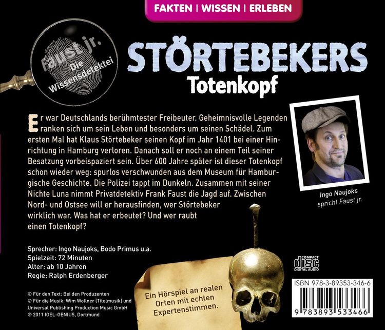 Produktbild: Faust jr. ermittelt 4. St&ouml;rtebekers Totenkopf