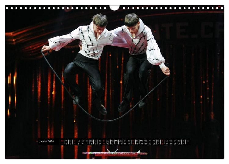 Produktbild: Les cadets du cirque &agrave; Monaco (Calendrier mural 2026 DIN A3 vertical), CALVENDO calendrier mensuel
