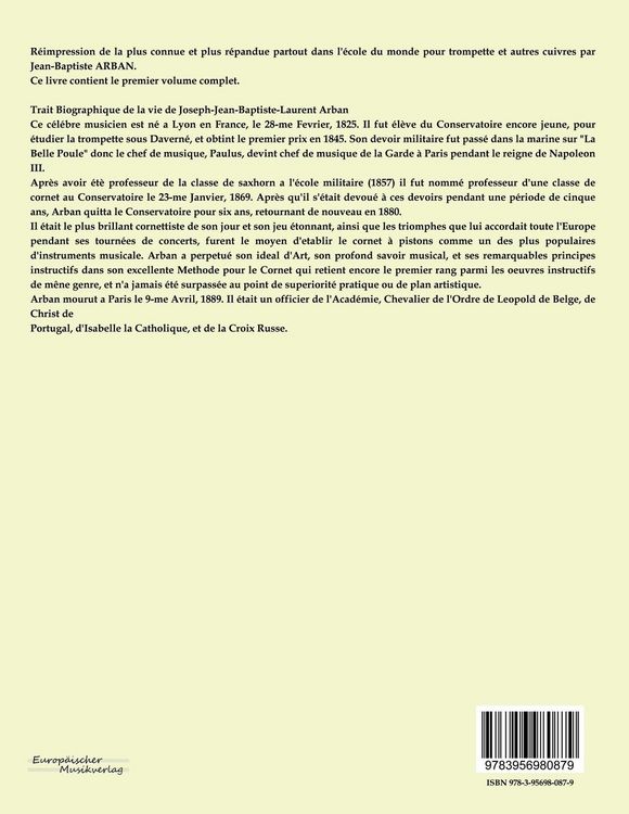 Produktbild: C&eacute;l&egrave;bre m&eacute;thode compl&egrave;te de trompette cornet &agrave; piston et saxhorn