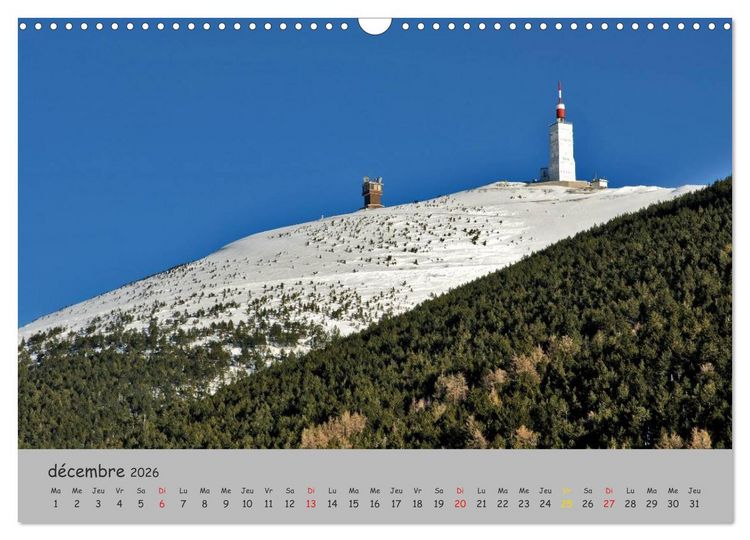 Produktbild: Le Mont Ventoux Le g&eacute;ant de Provence (Calendrier mural 2026 DIN A3 vertical), CALVENDO calendrier mensuel