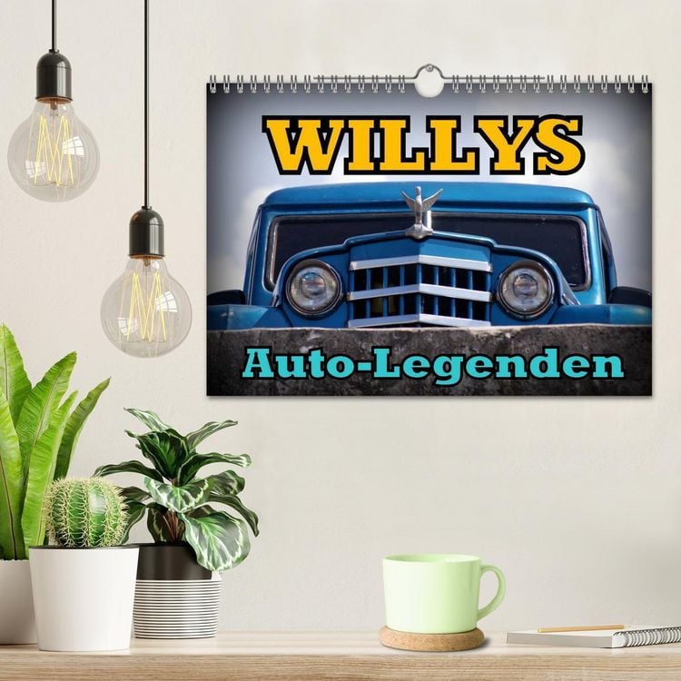Produktbild: Auto-Legenden: WILLYS (Wandkalender 2026 DIN A4 quer), CALVENDO Monatskalender