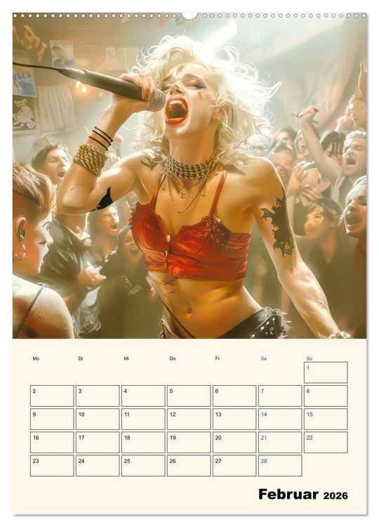 Produktbild: Punkerg&ouml;ren - In Aktion (Wandkalender 2026 DIN A2 hoch), CALVENDO Monatskalender