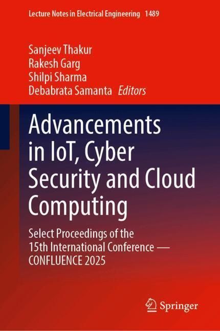 Produktbild: Advancements in IoT, Cyber Security and Cloud Computing