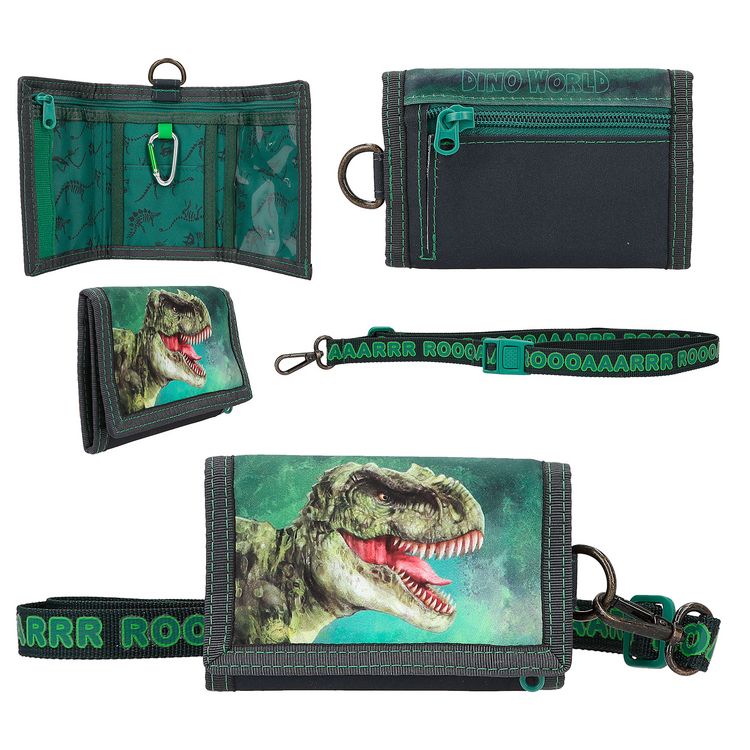 Produktbild: Dino World Portemonnaie mit Lanyard T-Rex