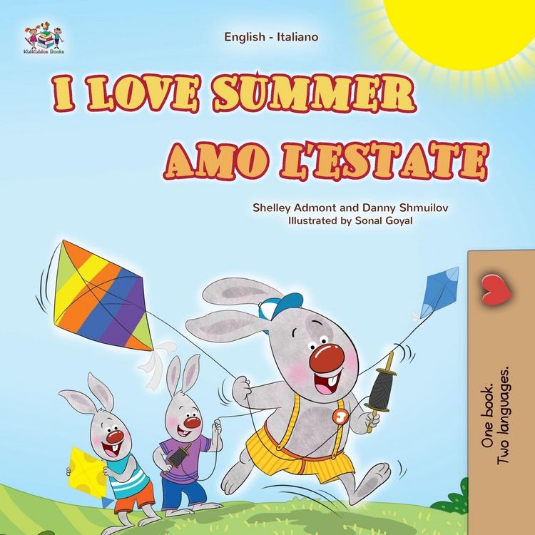 Produktbild: I Love Summer (English Italian Bilingual Children's Book)