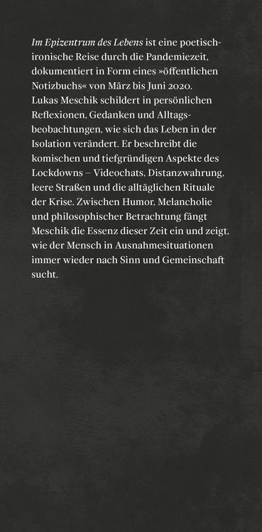 Produktbild: Im Epizentrum des Lebens