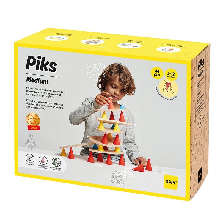 Produktbild: OPPI TOYS - Piks Stapelspielzeug Set medium