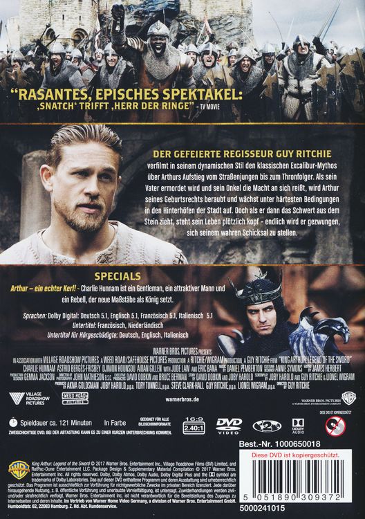 Produktbild: King Arthur - Legend of the Sword