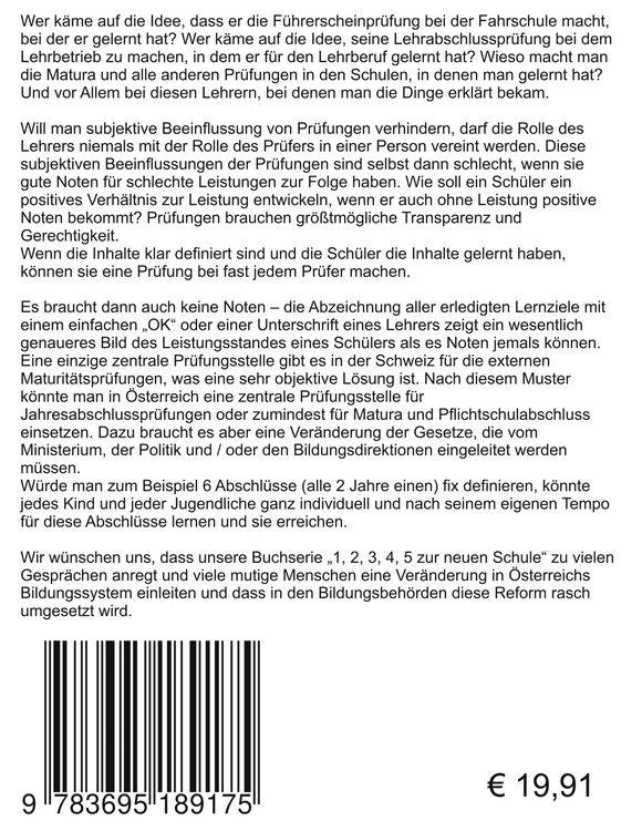 Produktbild: 1, 2, 3, 4, 5 zur neuen Schule