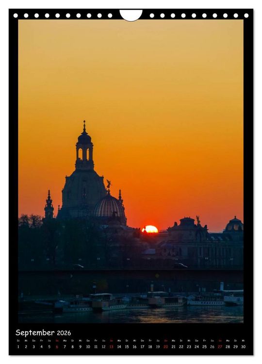 Produktbild: Frauenkirche Dresden (Wandkalender 2026 DIN A4 hoch), CALVENDO Monatskalender