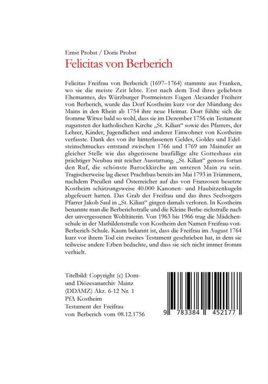 Produktbild: Felicitas von Berberich