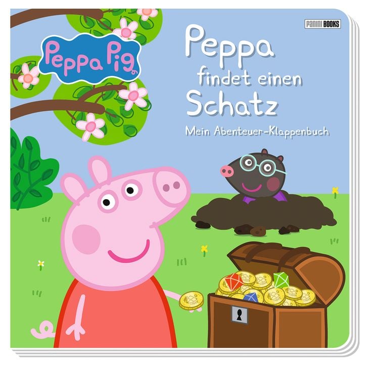 Produktbild: Peppa Pig: Peppa findet einen Schatz - Mein Abenteuer-Klappenbuch