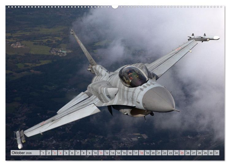 Produktbild: Milit&auml;rjets aus aller Welt (Wandkalender 2026 DIN A2 quer), CALVENDO Monatskalender