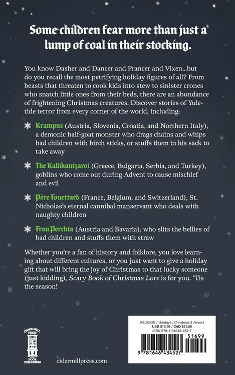 Produktbild: The Scary Book of Christmas Lore