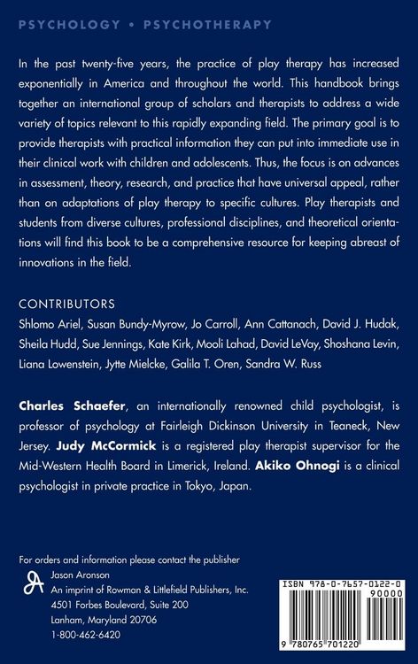 Produktbild: International Handbook of Play Therapy