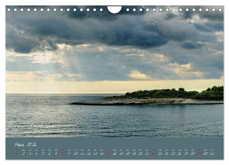 Produktbild: Wundersch&ouml;nes Istrien (Wandkalender 2026 DIN A4 quer), CALVENDO Monatskalender