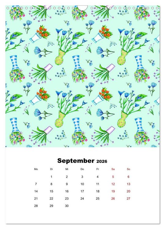 Produktbild: MUSTERMACKE (Wandkalender 2026 DIN A3 hoch), CALVENDO Monatskalender
