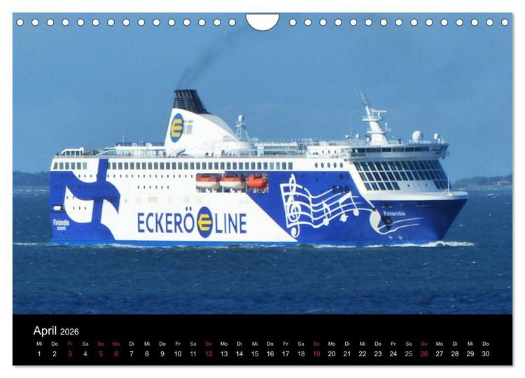 Produktbild: Ostseef&auml;hren (Wandkalender 2026 DIN A4 quer), CALVENDO Monatskalender