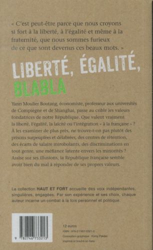 Produktbild: Libert&eacute;, &eacute;galit&eacute;, blabla : les mythes us&eacute;s de la R&eacute;publique