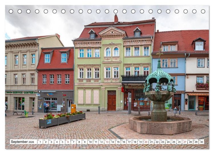 Produktbild: Stadt Aschersleben (Tischkalender 2026 DIN A5 quer), CALVENDO Monatskalender