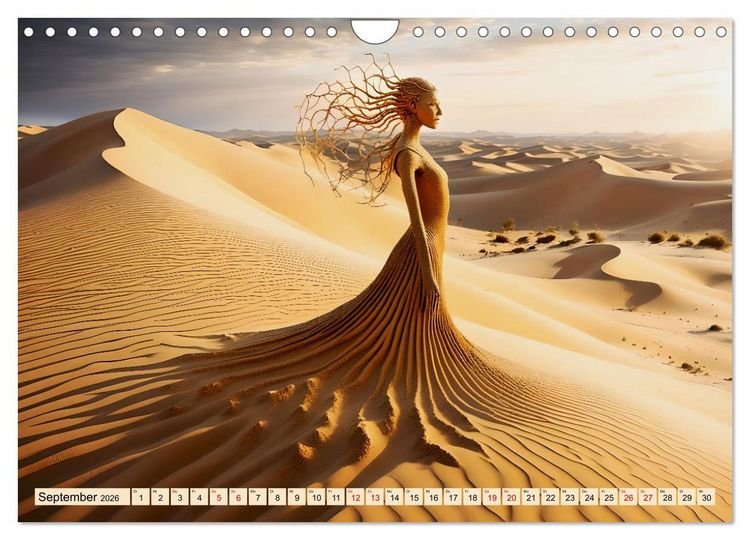Produktbild: Sandige Visionen (Wandkalender 2026 DIN A4 quer), CALVENDO Monatskalender