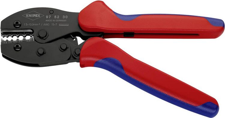 Produktbild: Knipex PRECIFORCE 97 52 30 Crimpzange Unisolierte Pressverbinder 1.5 bis 10mm&sup2;