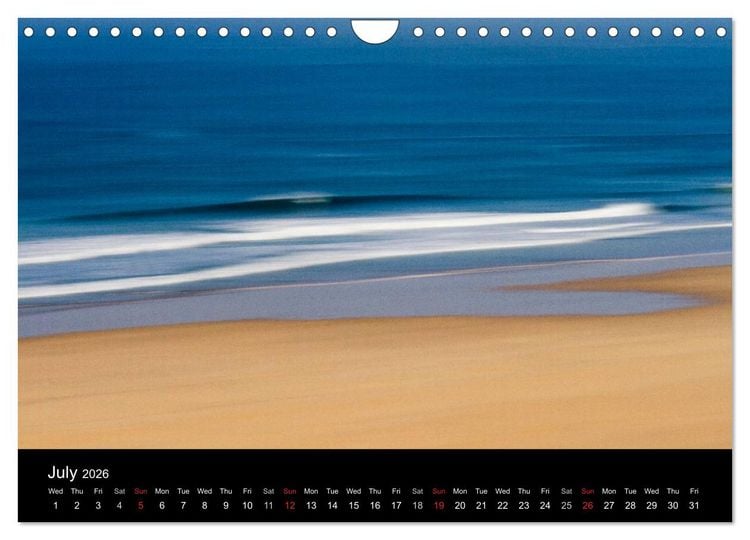 Produktbild: Waves in Cornwall (Wall Calendar 2026 DIN A4 landscape), CALVENDO 12 Month Wall Calendar