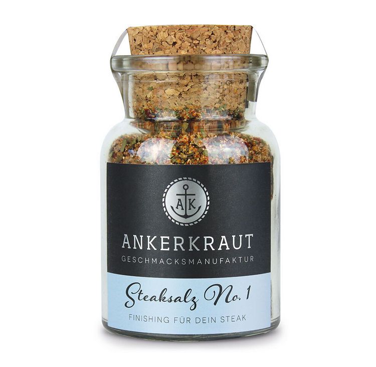 Produktbild: Ankerkraut Steaksalz No. 1, Korkenglas