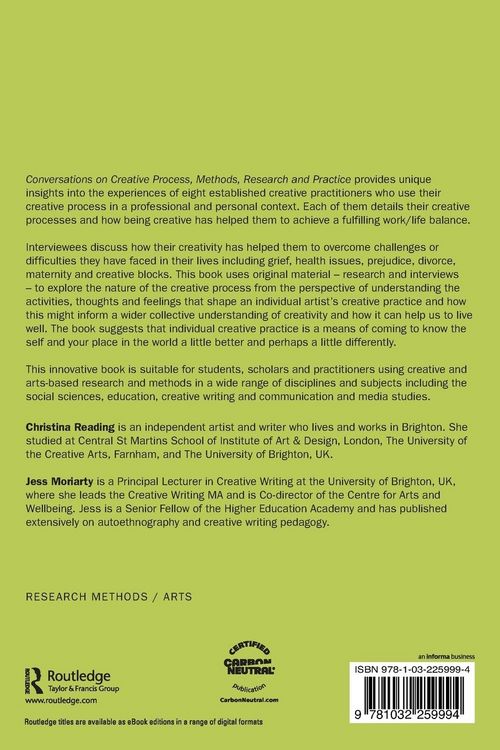 Produktbild: Conversations on Creative Process, Methods, Research and Practice