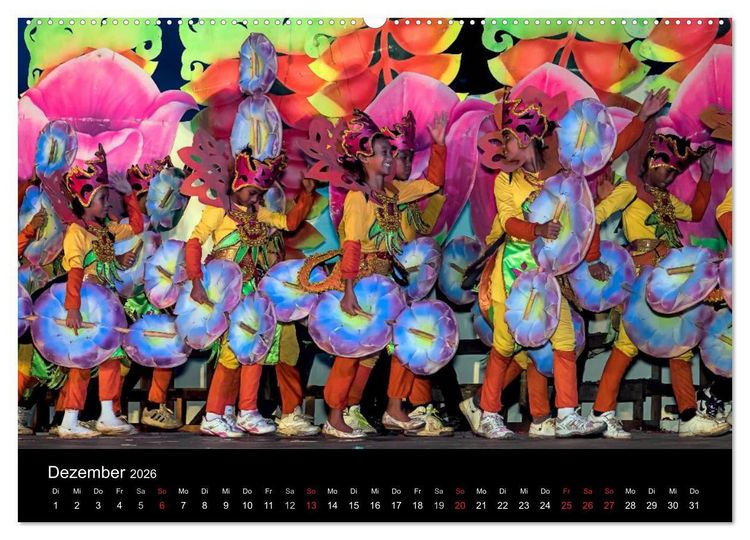 Produktbild: Philippinen - Natur und Fiesta (hochwertiger Premium Wandkalender 2026 DIN A2 quer), Kunstdruck in Hochglanz