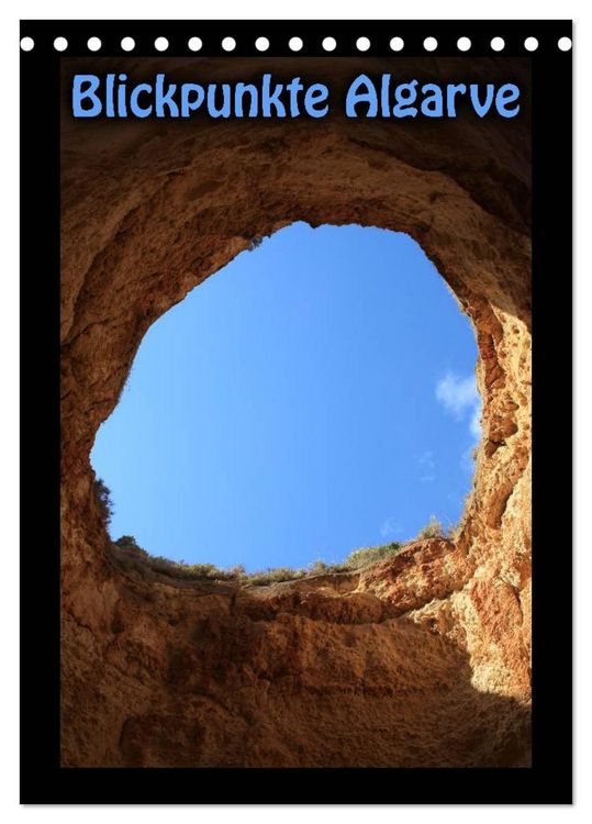 Produktbild: Blickpunkte Algarve (Tischkalender 2026 DIN A5 hoch), CALVENDO Monatskalender