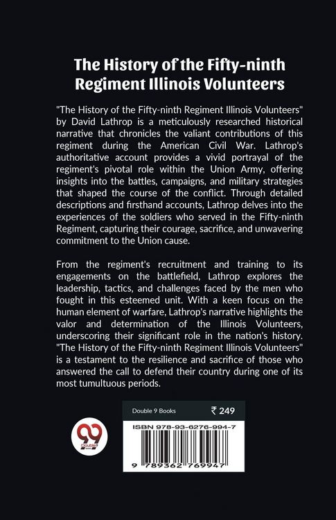 Produktbild: The History of the Fifty-ninth Regiment Illinois Volunteers