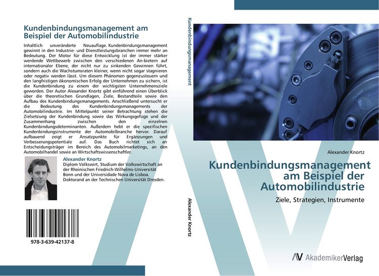 Produktbild: Kundenbindungsmanagement am Beispiel der Automobilindustrie