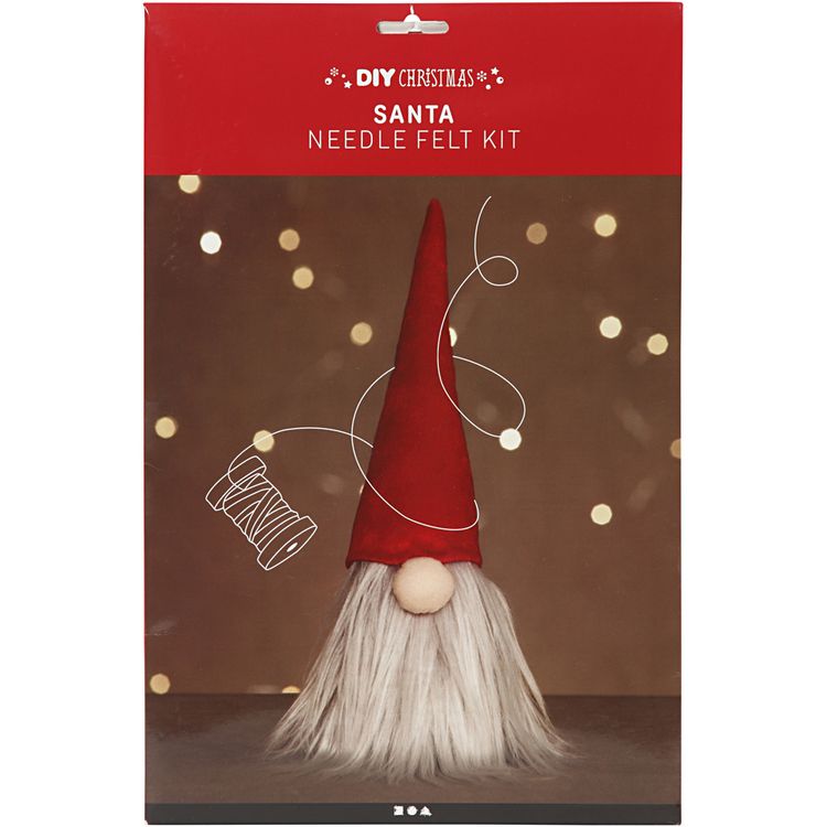 Produktbild: Creativ Company DIY Sets Filz & Fleece Nikolaus-Zwerg, H&ouml;he 30 cm