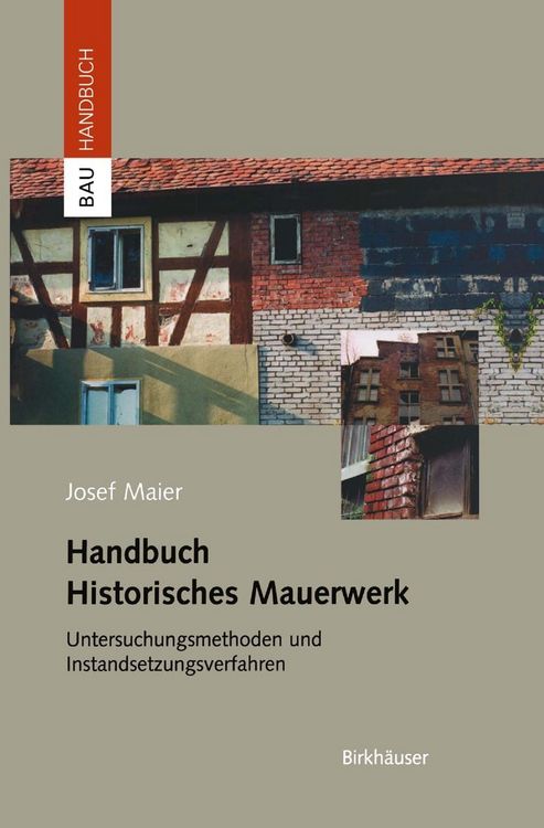 Produktbild: Handbuch Historisches Mauerwerk