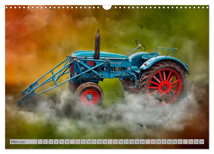Produktbild: Traktor Legenden (Wandkalender 2026 DIN A3 quer), CALVENDO Monatskalender