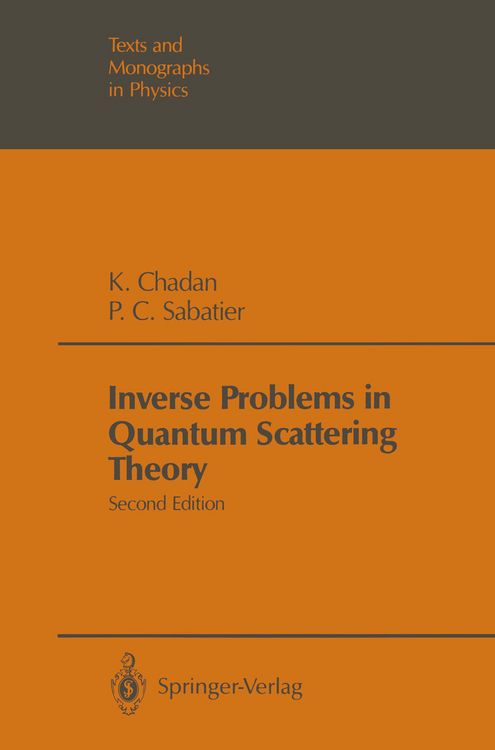 Produktbild: Inverse Problems in Quantum Scattering Theory