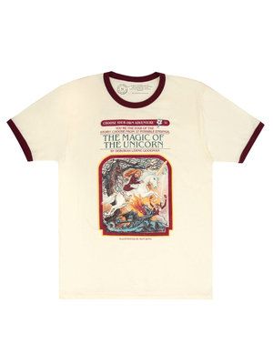 Produktbild: Choose Your Own Adventure: The Magic of the Unicorn Unisex Ringer T-Shirt XX-Large