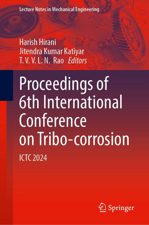 Produktbild: Proceedings of 6th International Conference on Tribo-corrosion