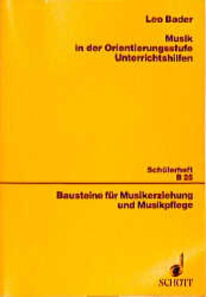 Produktbild: Musik in der Orientierungsstufe