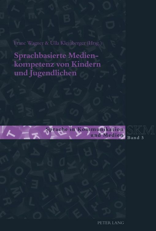 Produktbild: Sprachbasierte Medienkompetenz von Kindern und Jugendlichen
