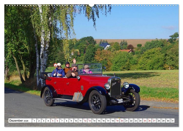 Produktbild: Oldtimer in Colditz (Wandkalender 2026 DIN A2 quer), CALVENDO Monatskalender
