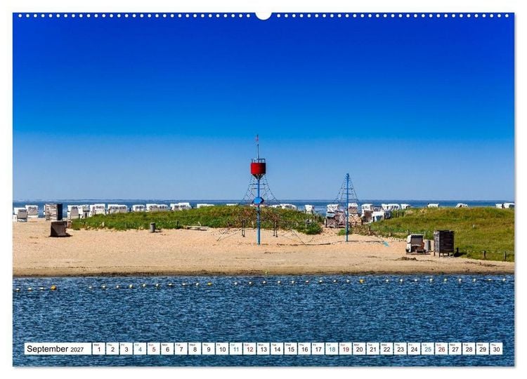 Produktbild: The German North Sea coast (Wall Calendar 2027 DIN A2 landscape), CALVENDO 12 Month Wall Calendar