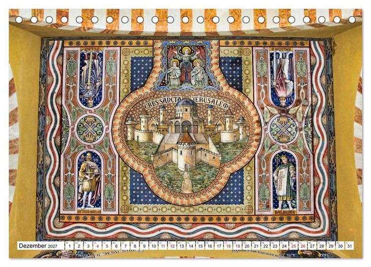 Produktbild: Evangelisch in Jerusalem (Tischkalender 2027 DIN A5 quer), CALVENDO Monatskalender