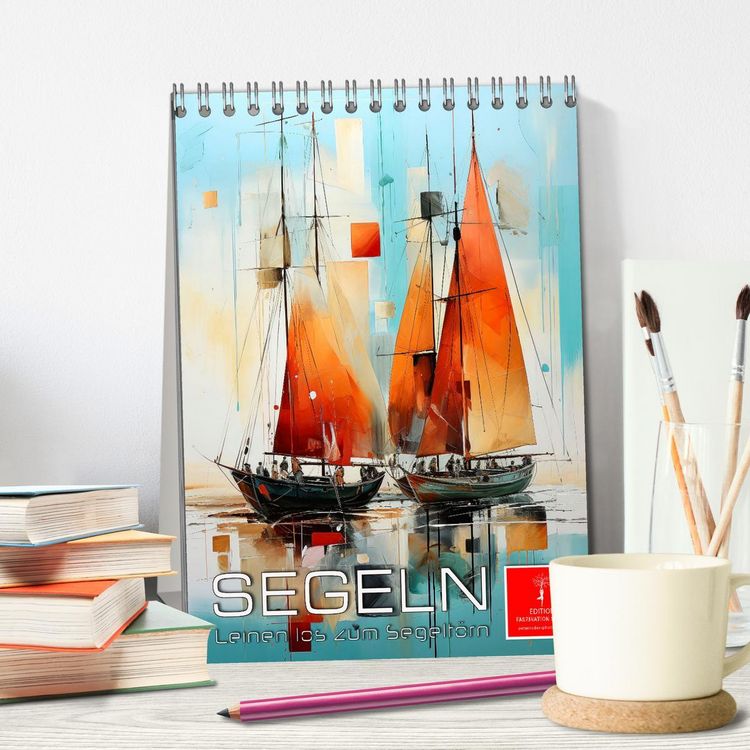 Produktbild: Segeln - Leinen los zum Segelt&ouml;rn (Tischkalender 2026 DIN A5 hoch), CALVENDO Monatskalender