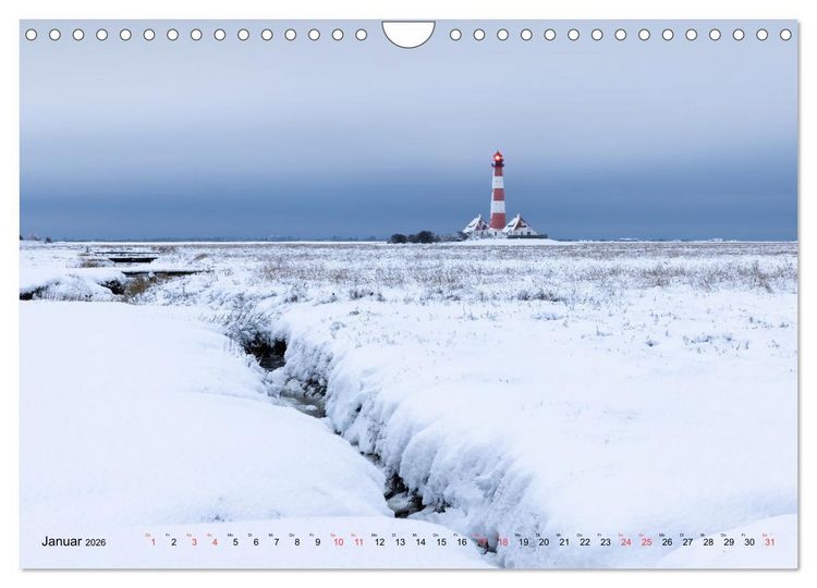 Produktbild: Wundersch&ouml;nes Eiderstedt (Wandkalender 2026 DIN A4 quer), CALVENDO Monatskalender