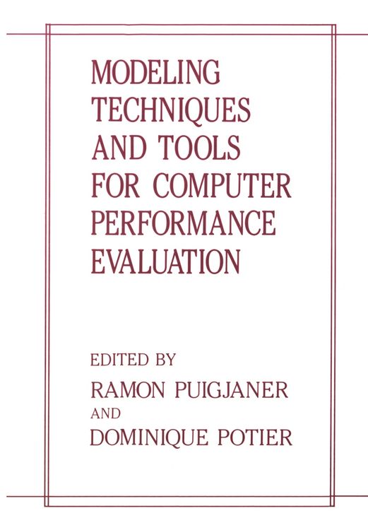 Produktbild: Modeling Techniques and Tools for Computer Performance Evaluation